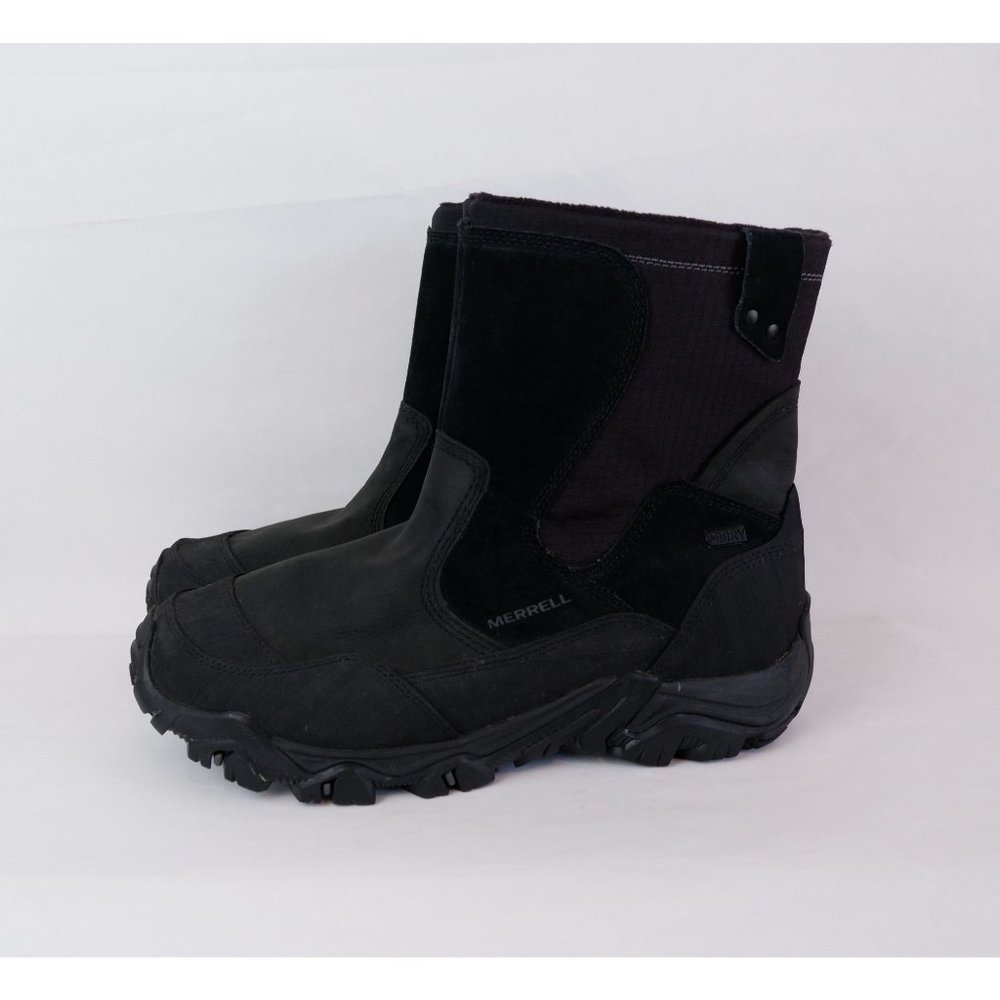 Merrell Men's Black Polarand Rove Zip Waterproof Boot, size 9